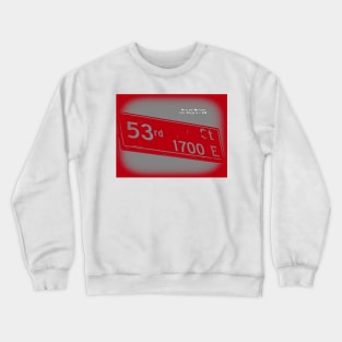 53rd Street, Los Angeles, California SWEETJAZZ by Mistah Wilson Crewneck Sweatshirt